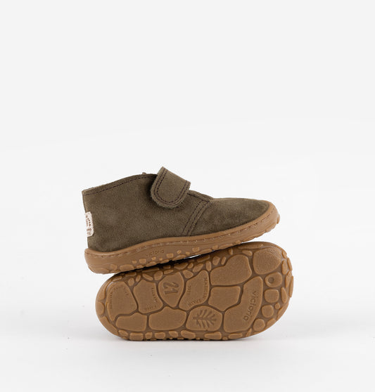 Victoria Barefoot - Botas bosco de camurça, Kaki