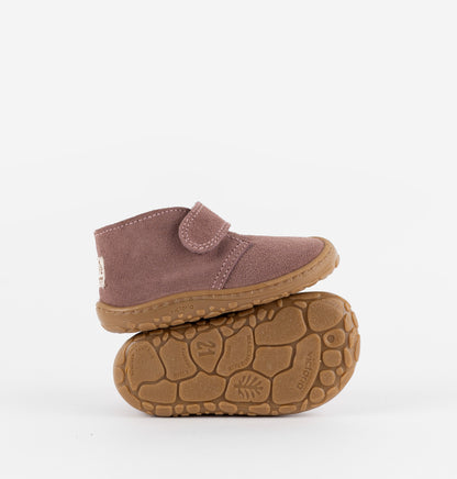 Victoria Barefoot - Botas bosco de camurça, Malva