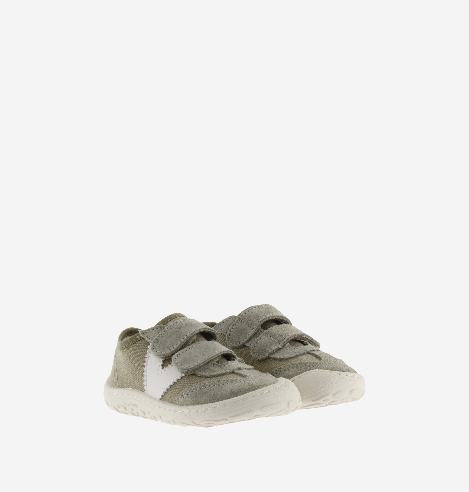 Victoria Barefoot - Sapatilhas Bosco Canvas, Kaki