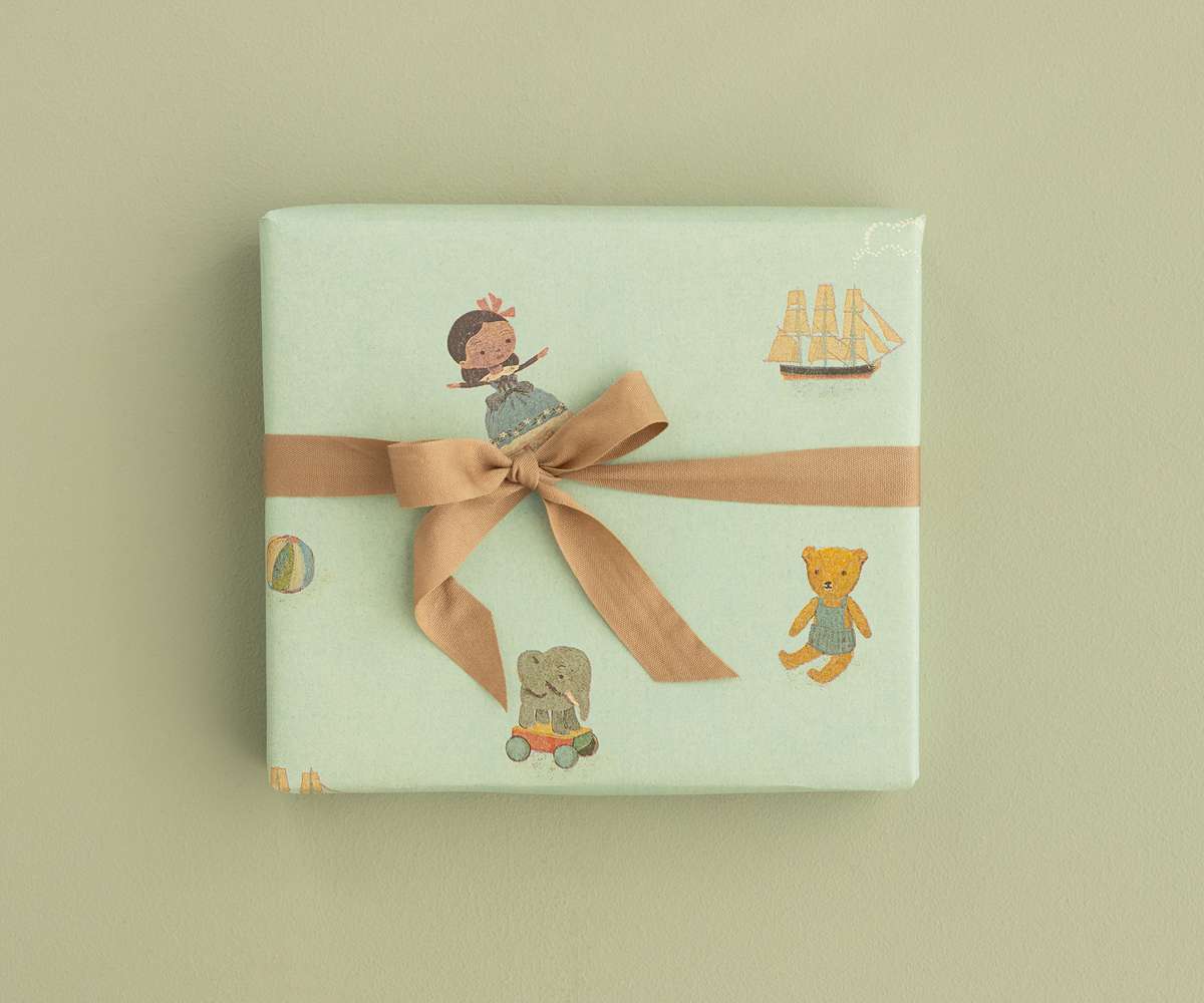 Papel de embrulho Brinquedos 10m, Maileg