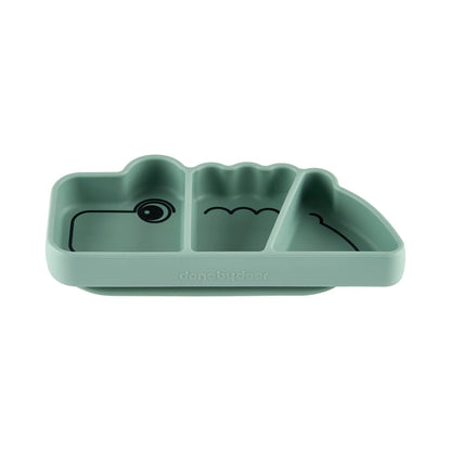 Stick&Stay Prato Silicone p/Snacks, Croco Green