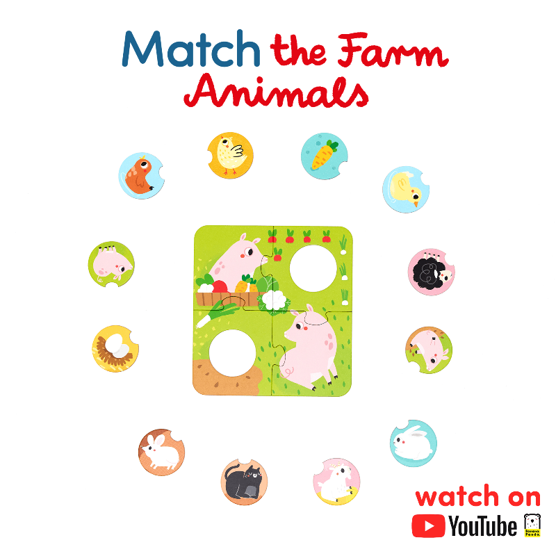 Match The Farm Animals Puzzles 2 Banana Panda Pitusca Match The Farm Animals Puzzles 2 Banana Panda Pitusca