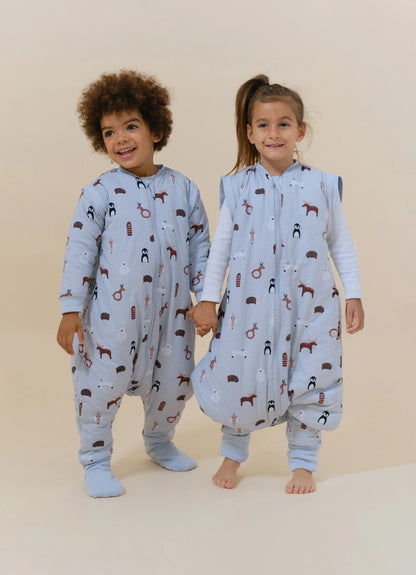 Saco de Dormir com mangas e meias antiderrapantes Winter Animals TOG 2.5, Molis & Co