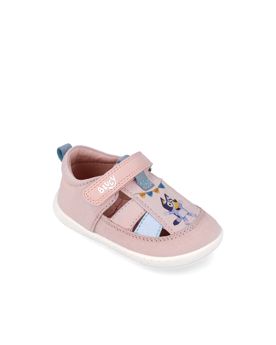 Garvalin Barefoot | Sandália Bluey, Rosa