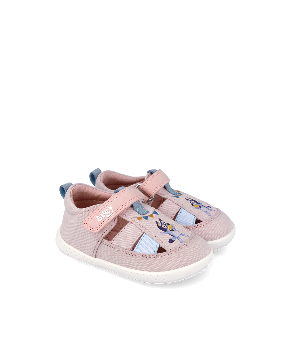 Garvalin Barefoot | Sandália Bluey, Rosa