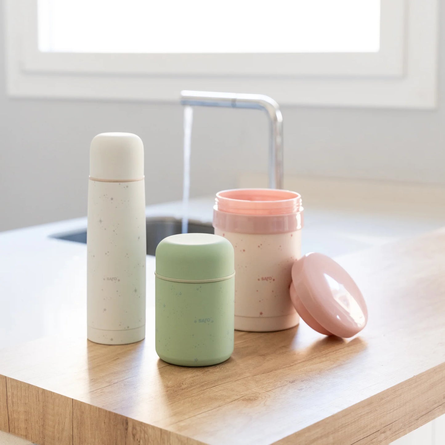 Termo para Sólidos 300 ml Cinza Glaciar, Saro