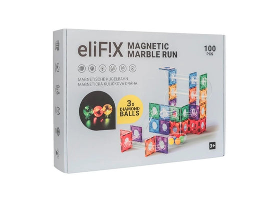 Magnetic Tiles - Pista de Bolas Colorida 100 peças