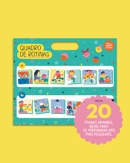 Quadro de Rotinas Happy Colors, The Happy Gang