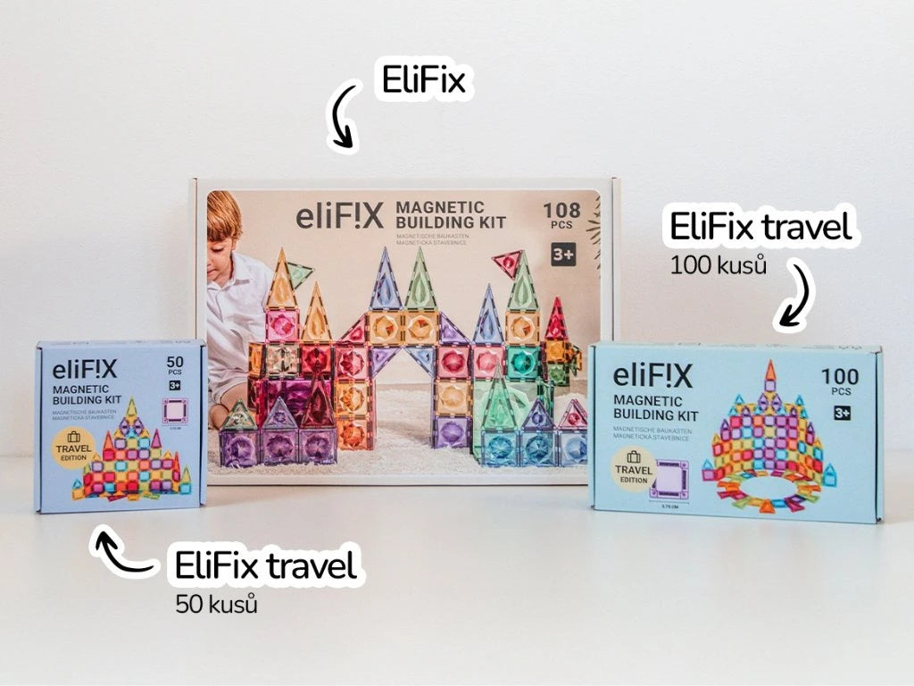 Magnetic Tiles 100 peças - Travel Kit