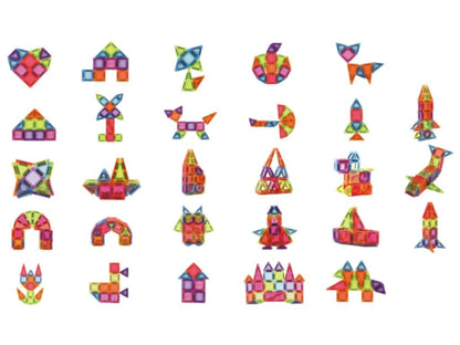 Magnetic Tiles 100 peças - Travel Kit