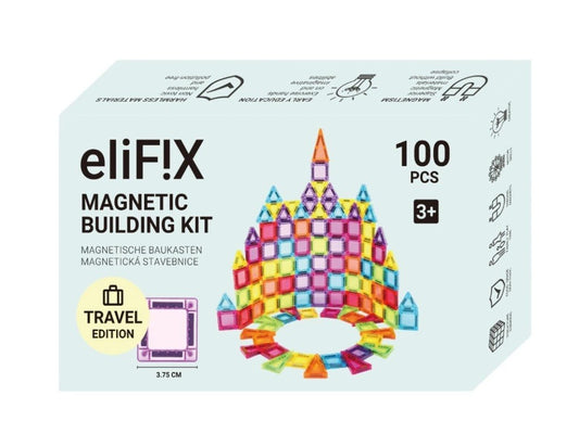 Magnetic Tiles 100 peças - Travel Kit