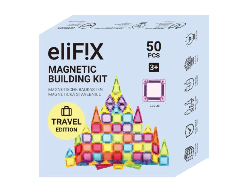 Magnetic Tiles 50 peças - Travel Kit