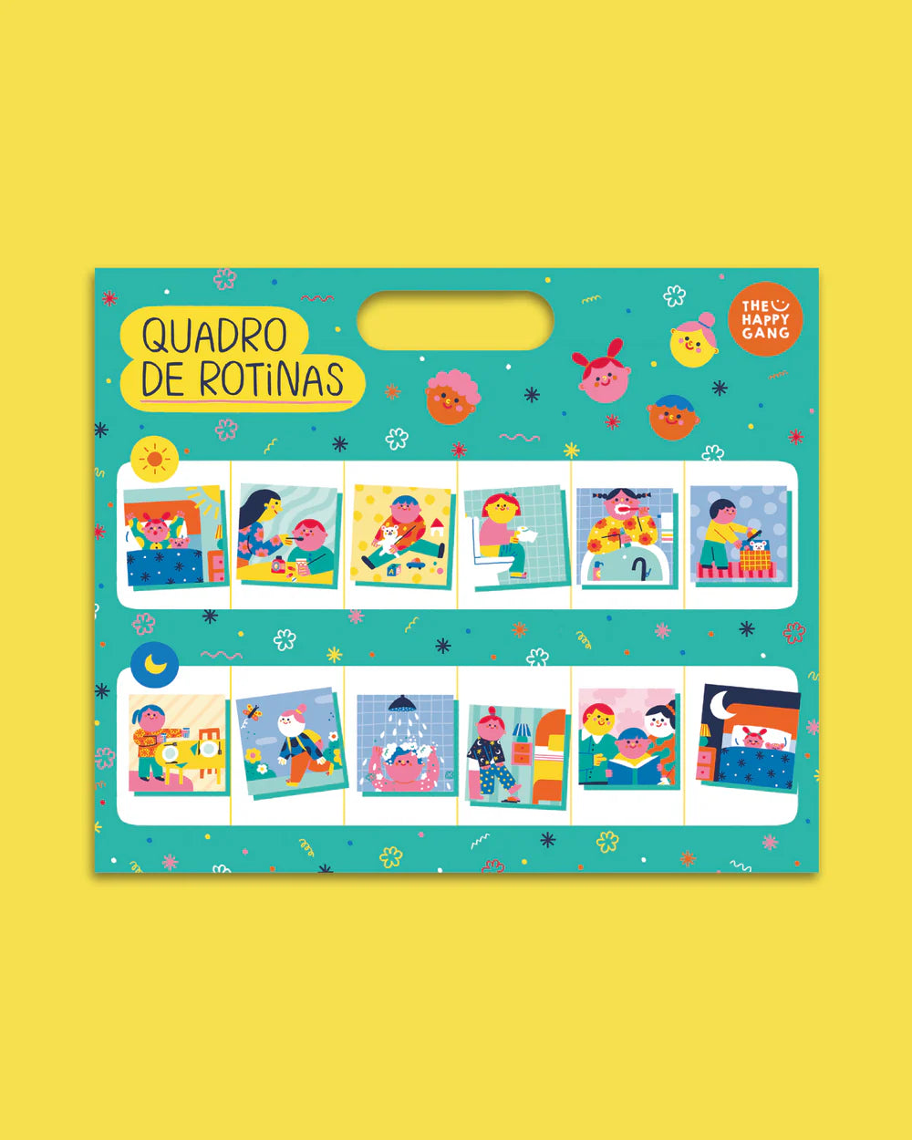 Quadro de Rotinas Happy Colors, The Happy Gang
