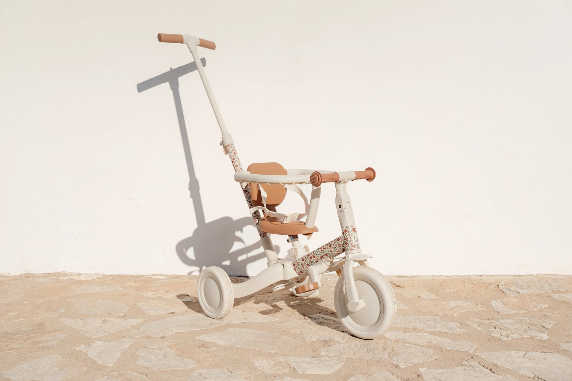 Triciclo Evolutivo 4 em 1, Sunny Flower - Off White