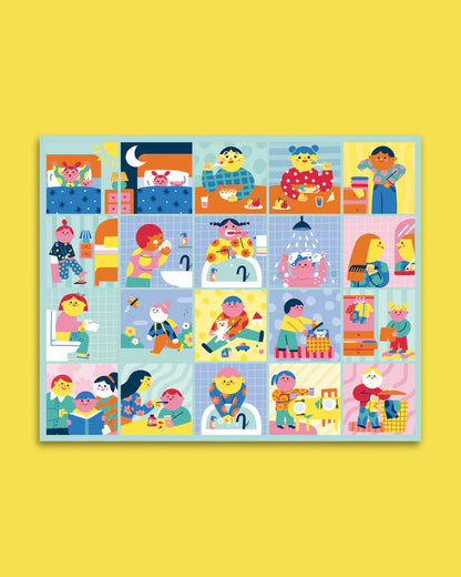 Quadro de Rotinas Happy Colors, The Happy Gang