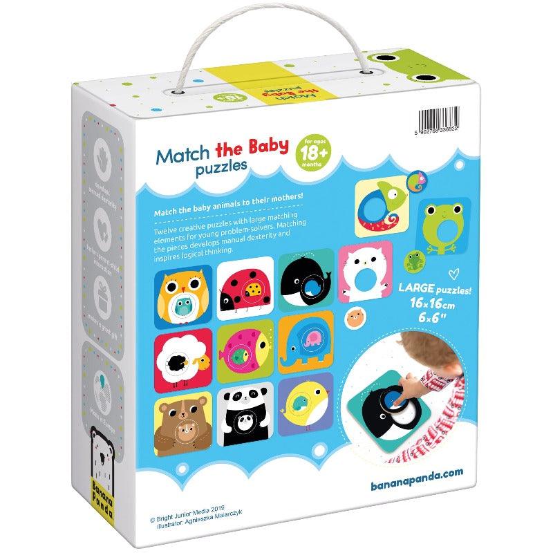 Match the baby puzzles 18m+ Banana Panda