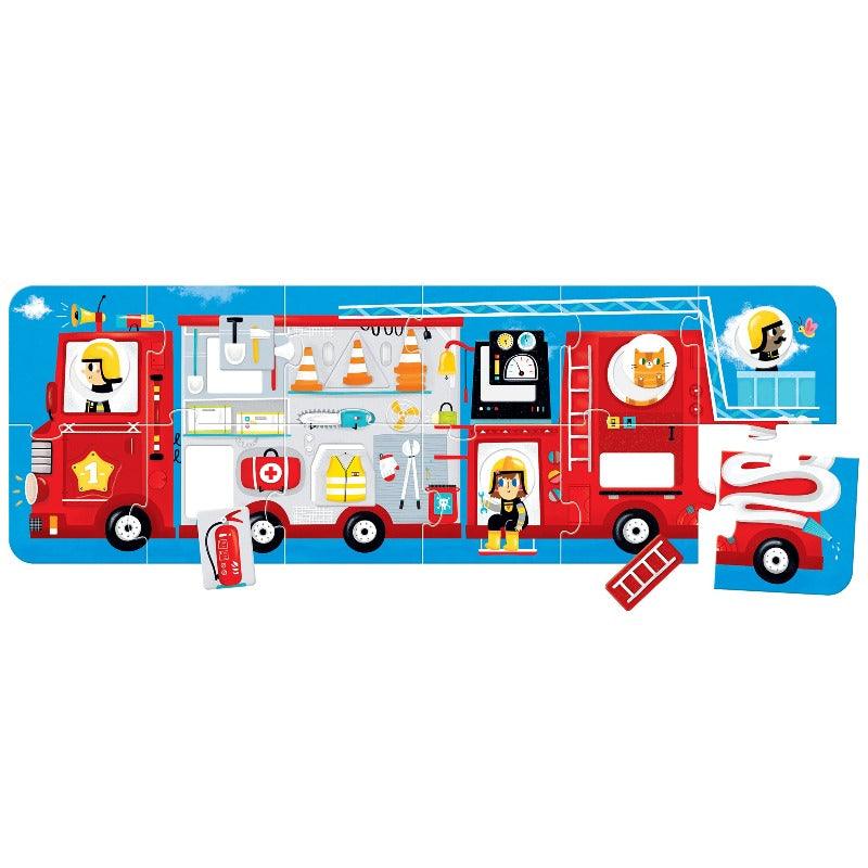 Make-a-Match puzzle Fire Truck Banana Panda