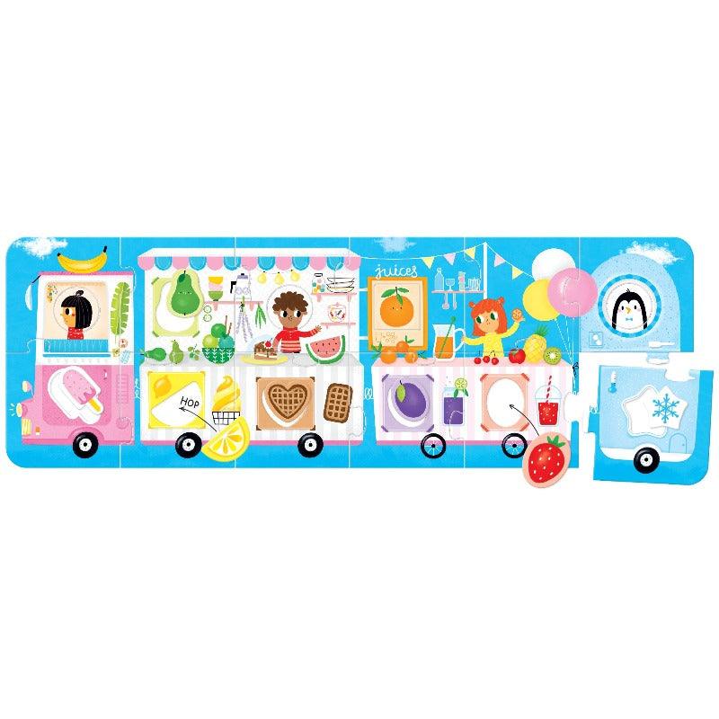 Make-a-match Puzzle Food Truck Banana Panda