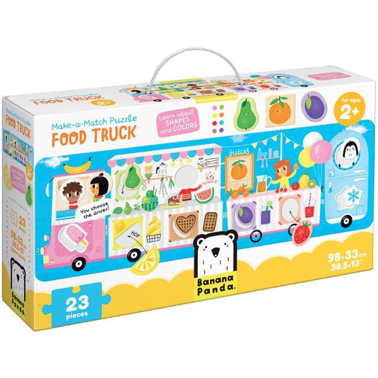 Make-a-match Puzzle Food Truck Banana Panda