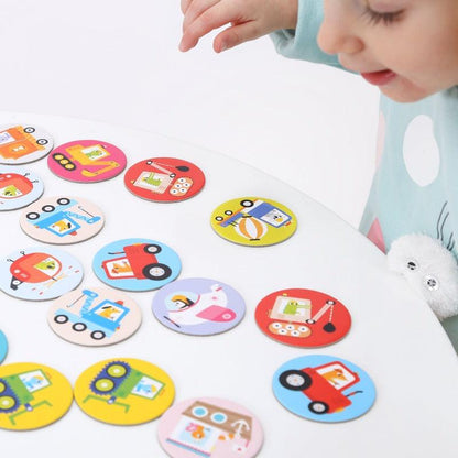 On-the-go memory game vehicles 2+ Banana Panda