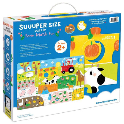 Super size puzzle farm match fun Banana Panda