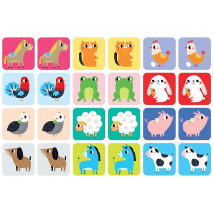 Super size farm memory game Farm Animals Banana Panda