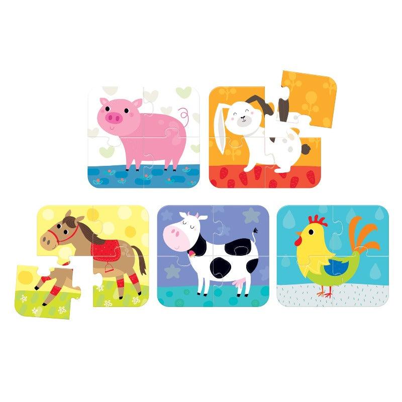 Ont-the-go puzzles Animals 2+ Banana Panda