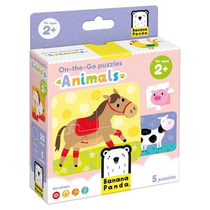 Ont-the-go puzzles Animals 2+ Banana Panda