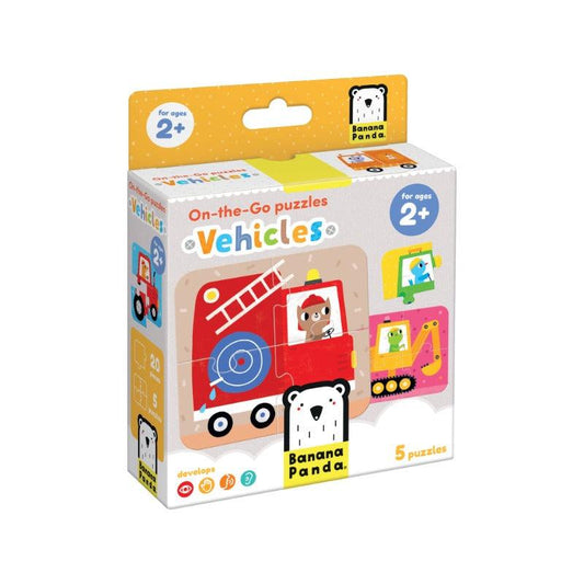 On-the-go puzzles vehicles 2+ Banana Panda