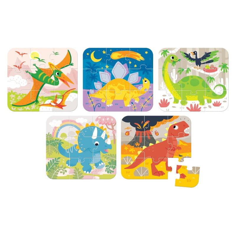 On-the-go puzzles Dinossaurs Banana Panda