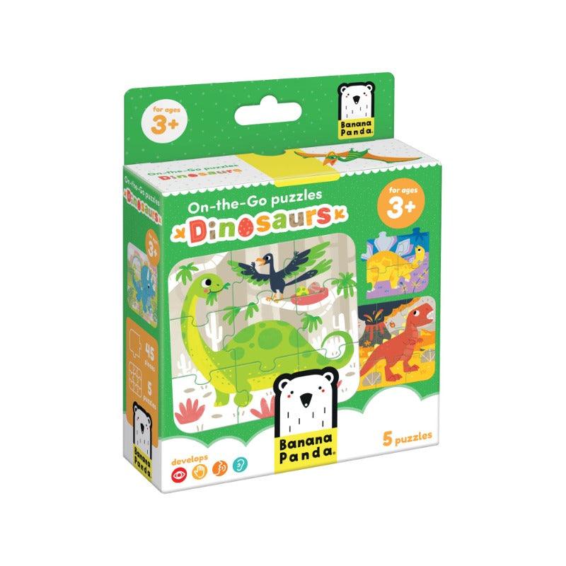 On-the-go puzzles Dinossaurs Banana Panda