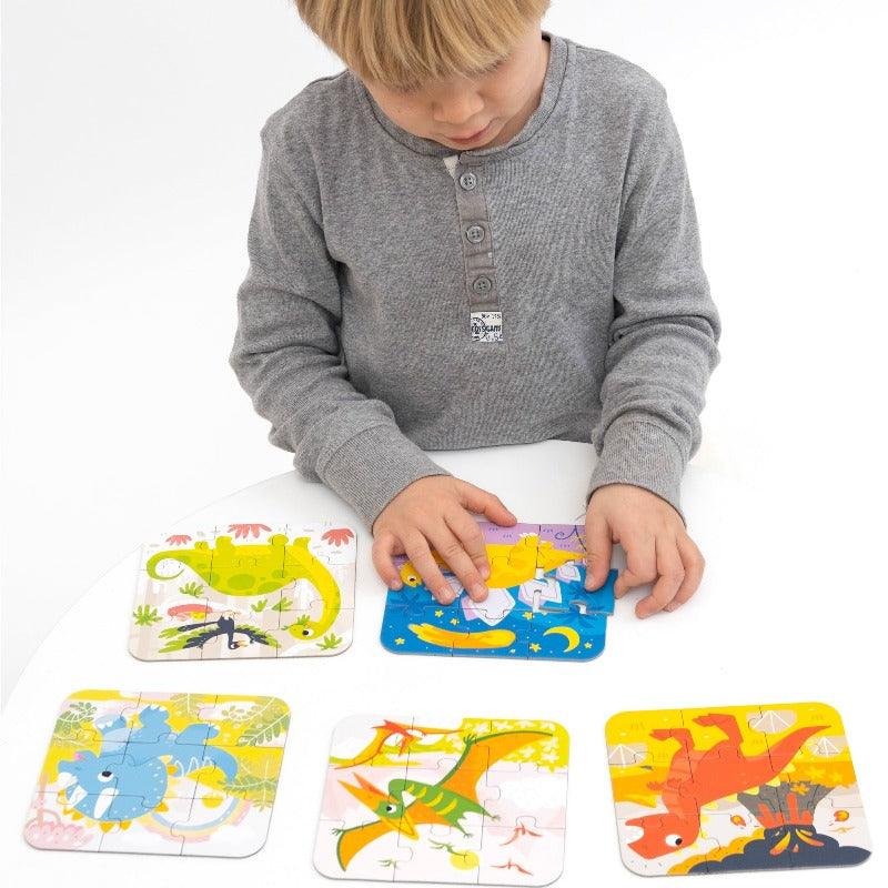 On-the-go puzzles Dinossaurs Banana Panda