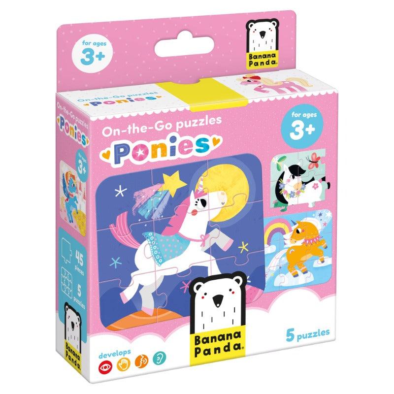 On-the-go puzzles Ponnies 3+ Banana Panda