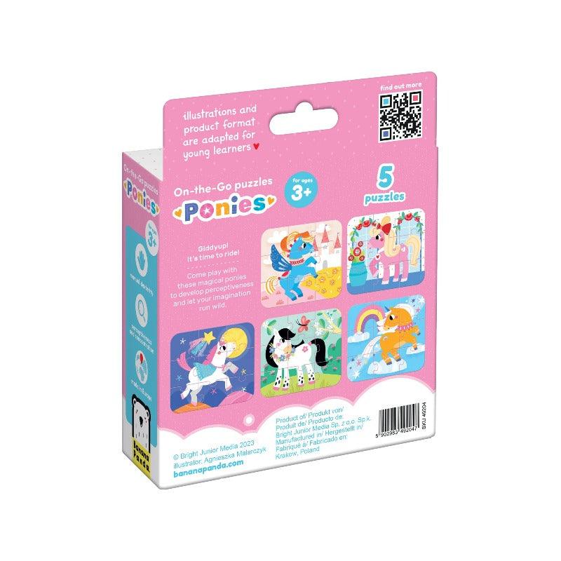 On-the-go puzzles Ponnies 3+ Banana Panda