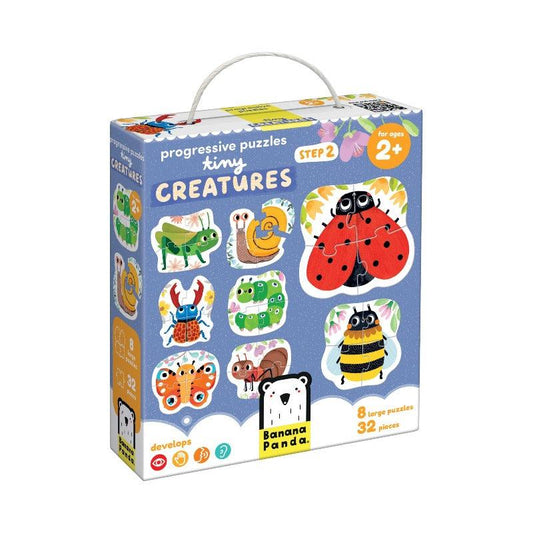 Progressive puzzles tiny creatures 2+ Banana Panda