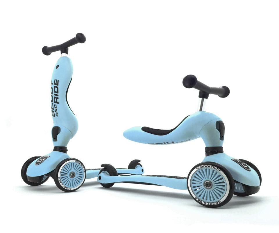 Scoot & Ride trotinete 2 em 1 blueberry