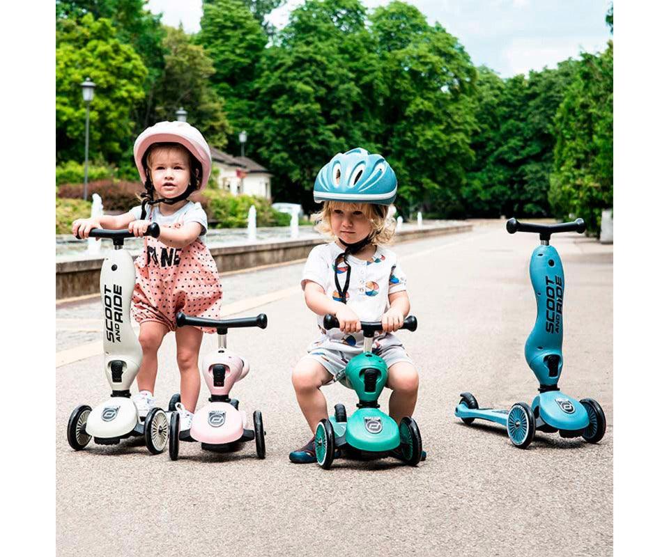 Scoot & Ride trotinete 2 em 1 blueberry