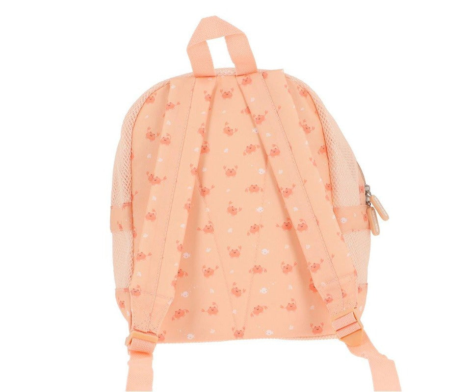 Mochila Infantil Anti-areia Crab Coral, Tutete