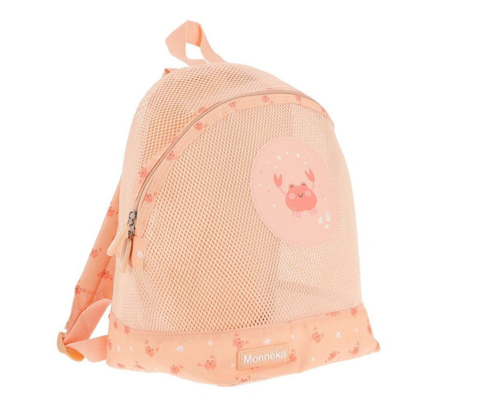 Mochila Infantil Anti-areia Crab Coral, Tutete