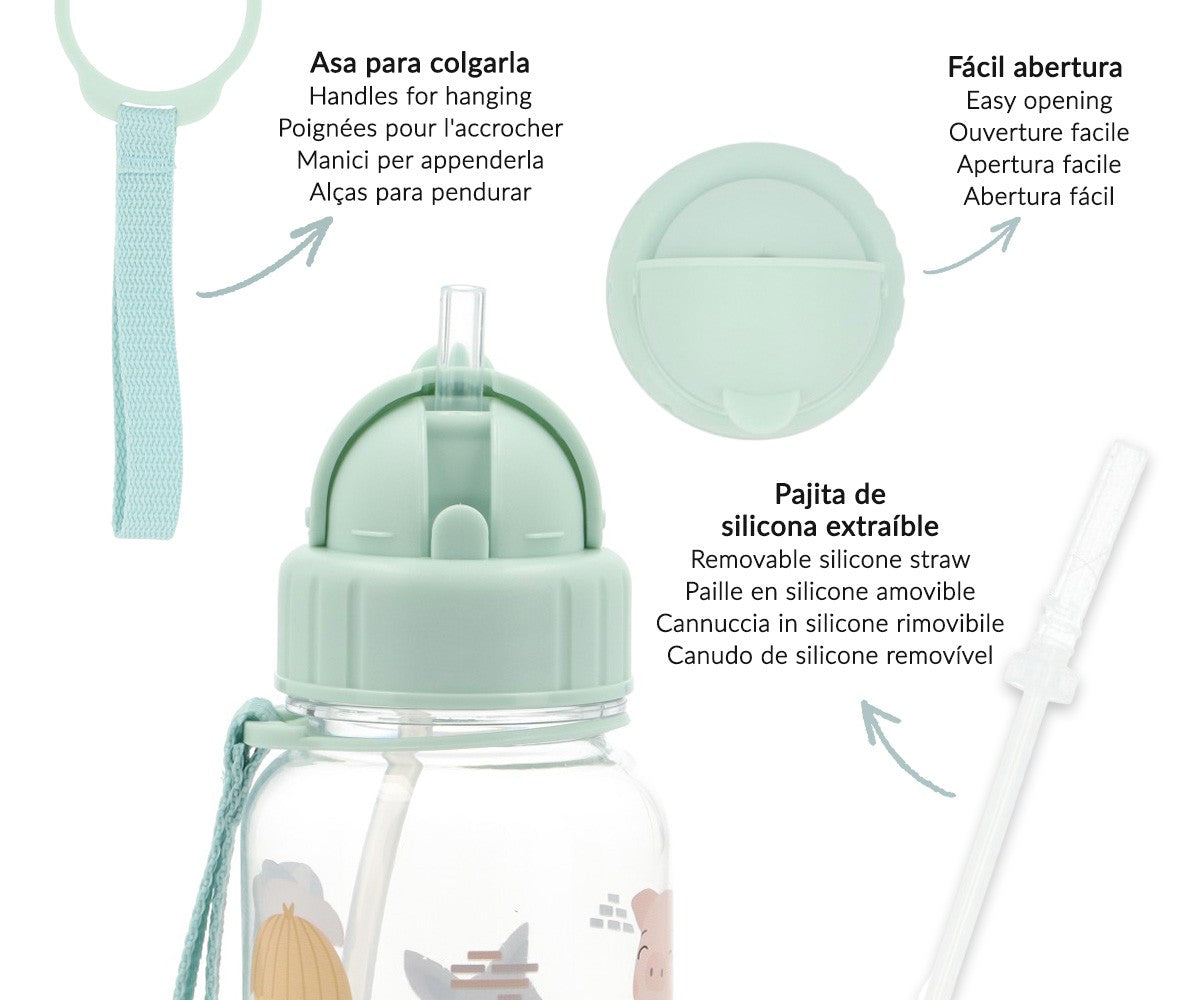 Garrafa de Plástico The Tree Little Pigs