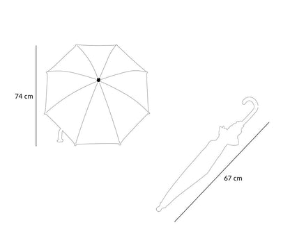 Chapéu de Chuva Transparente, Magical Unicorn