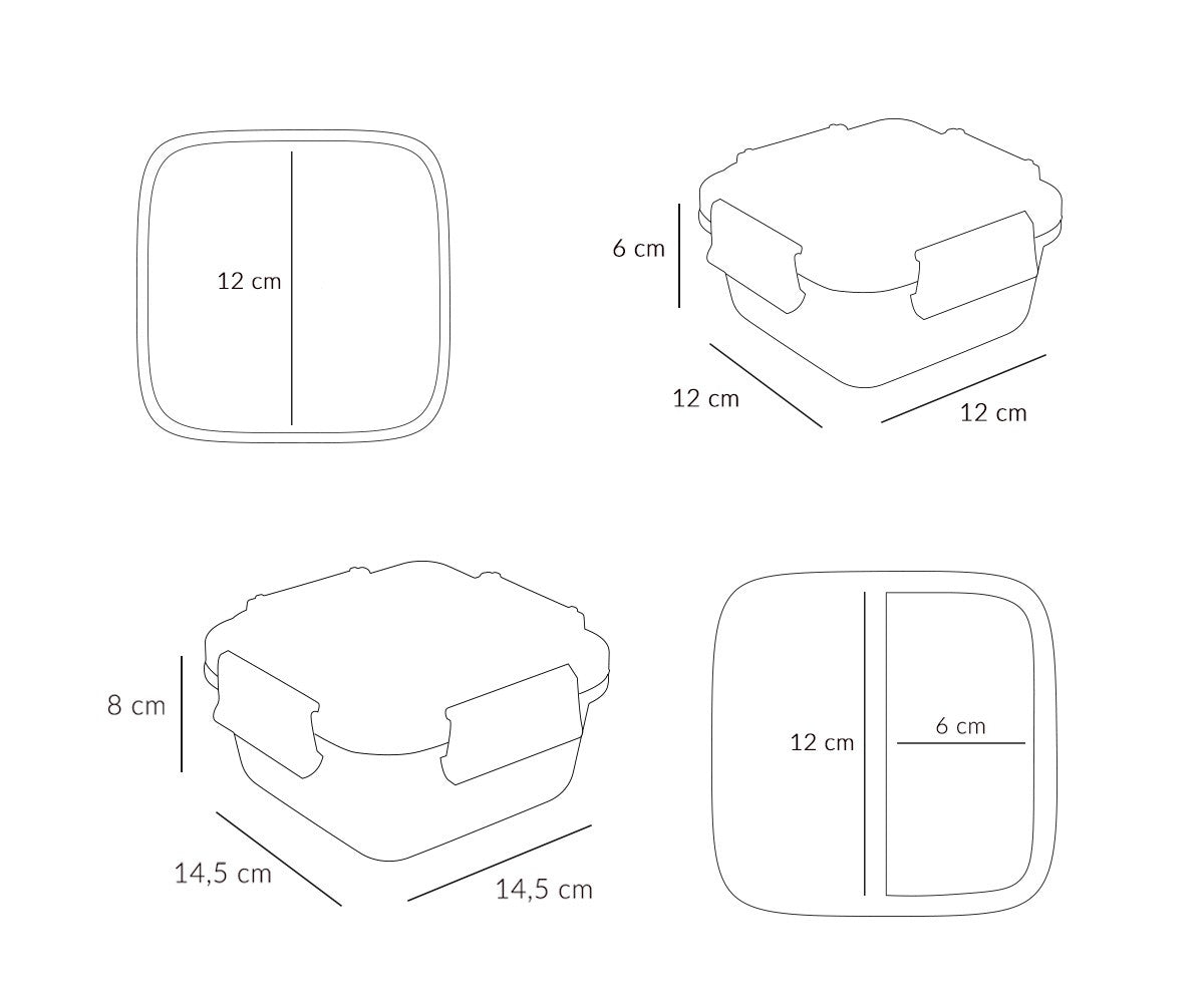 Caixa de Snacks Grande, Geometric Nature