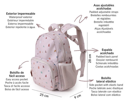 Mochila infantil Creche e Pré-escolar Geometric Nature, Tutete