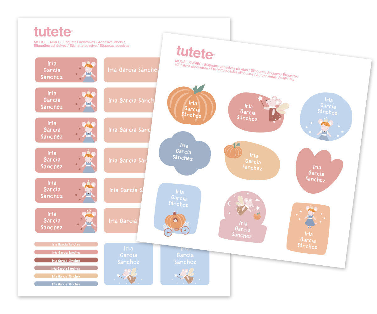 Etiquetas Autocolantes para Objetos, Mouse Fairies