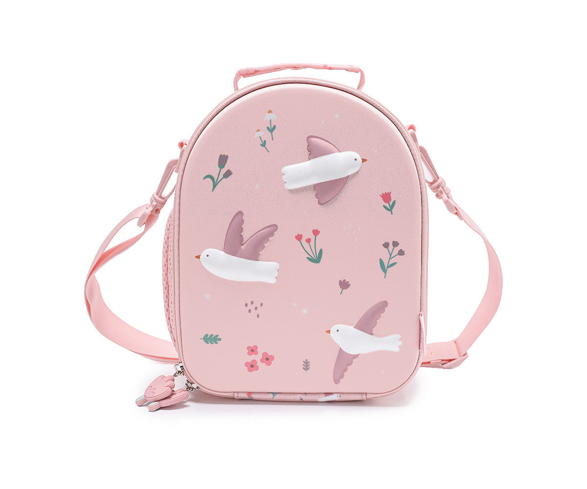 Lancheira Térmica 3D Personalizável, Blossom Birds