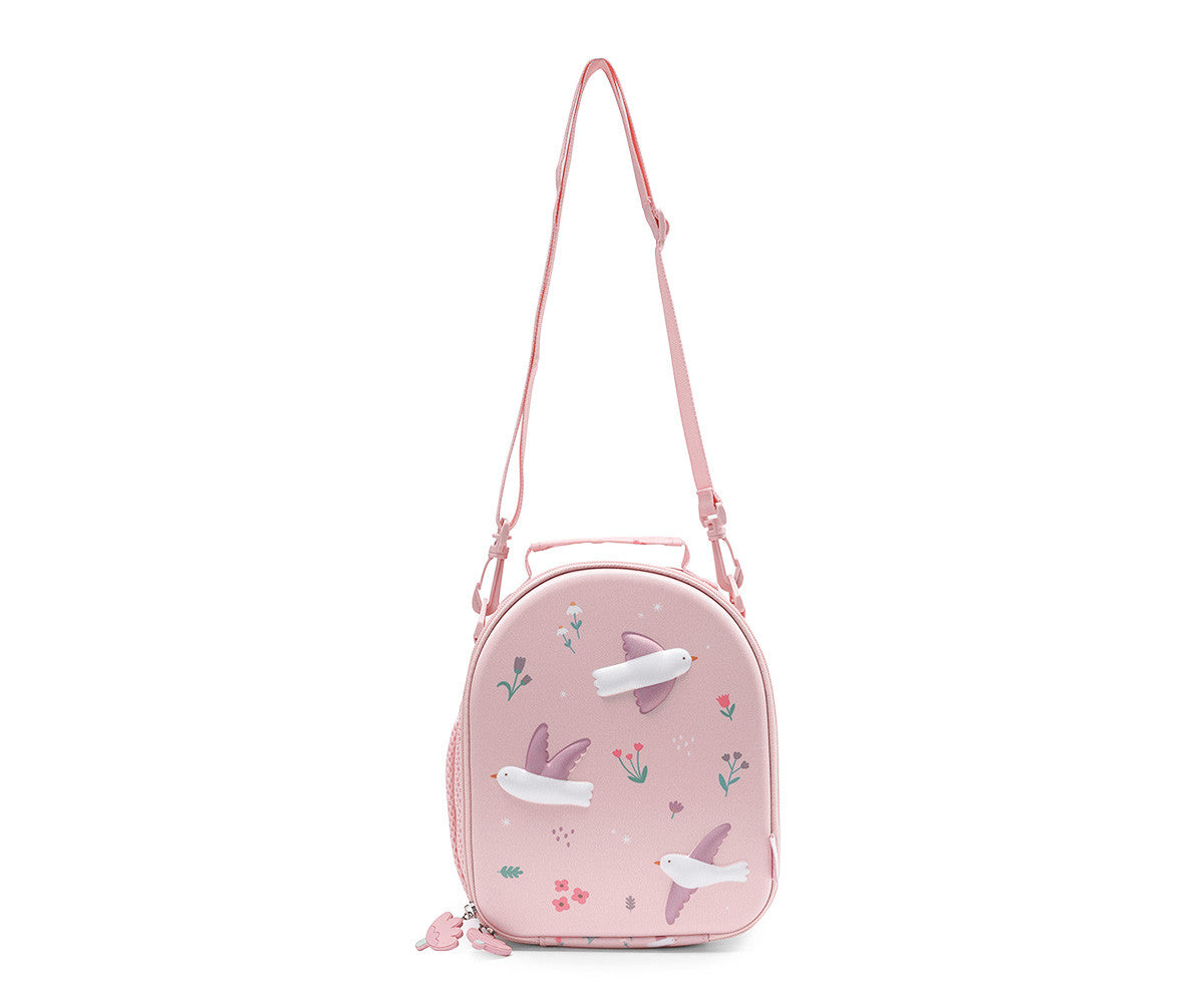 Lancheira Térmica 3D Personalizável, Blossom Birds