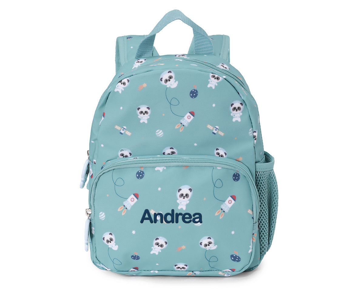 Mochila Infantil Personalizável, Pandas In Space