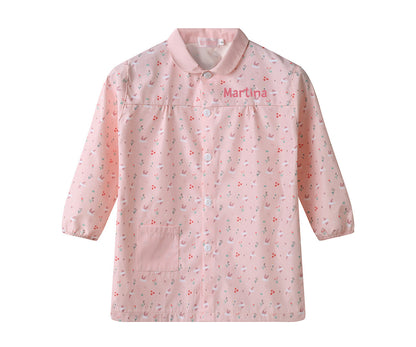 Bata com Botões Personalizável, Blossom Birds