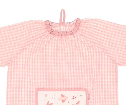 Bata com Bolso Central Vichy Personalizável, Blossom Birds