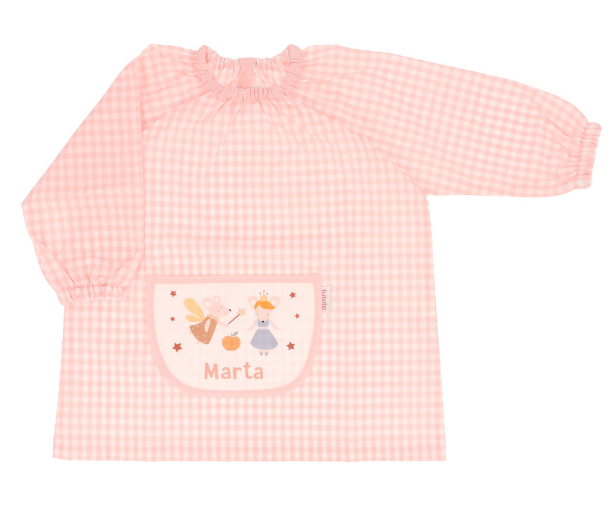 Bata com Bolso Central Vichy Personalizável, Mouse Fairies